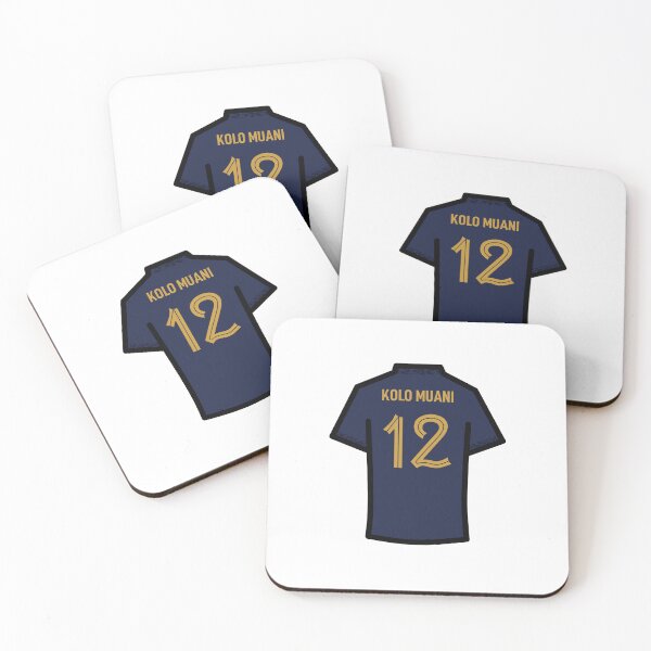 Item preview, Muani #12 FRA Blue Gold 22 Football Jersey designed and sold by Millustgfx.