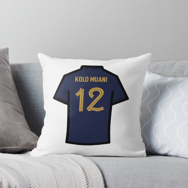 Item preview, Muani #12 FRA Blue Gold 22 Football Jersey designed and sold by Millustgfx.