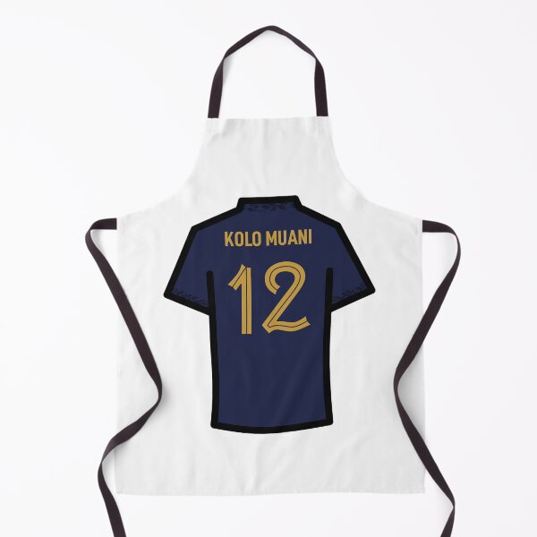 Item preview, Muani #12 FRA Blue Gold 22 Football Jersey designed and sold by Millustgfx.