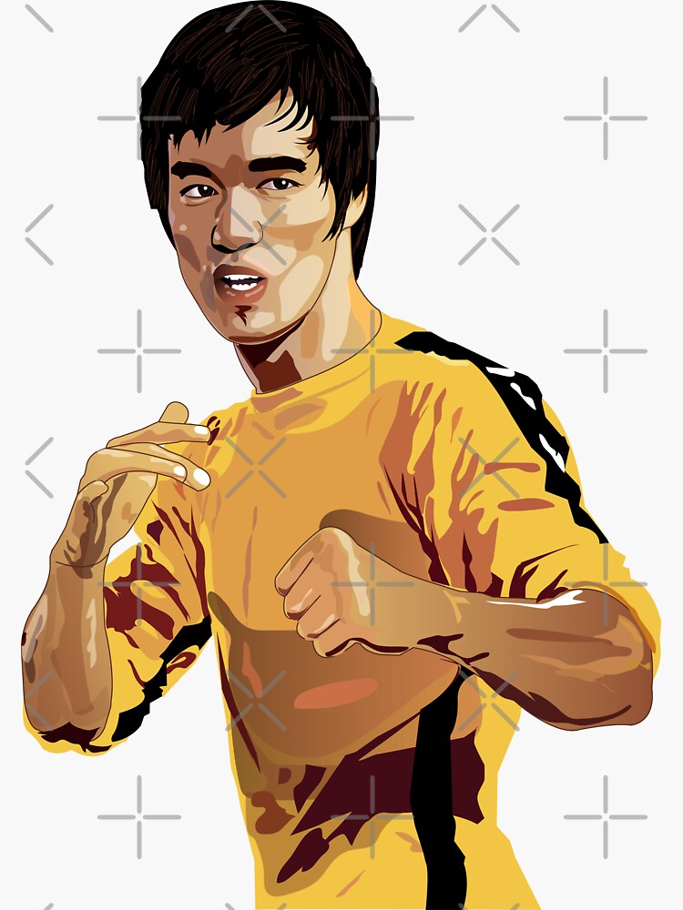 "Martial arts legends_BL2" Sticker for Sale by DragonesBoriken Redbubble