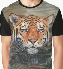 Tiger Swimming Graphic T-Shirt