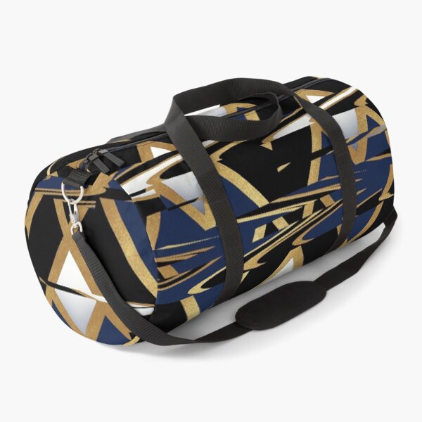 Item preview, Triangle Geometric glitch gold cream pattern  designed and sold by TipTopTapo.