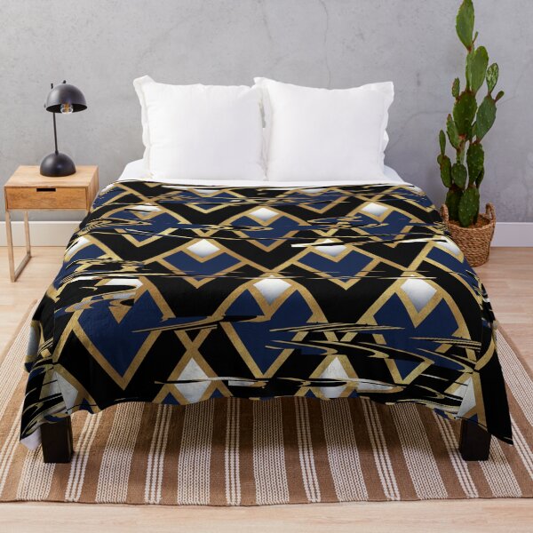 Item preview, Triangle Geometric glitch gold cream pattern designed and sold by TipTopTapo.
