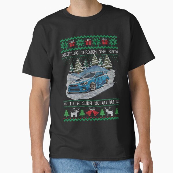 Item preview, Drifting Through The Snow | Rally Car | "Ugly Christmas Sweater" Design  designed and sold by AttireTuner.