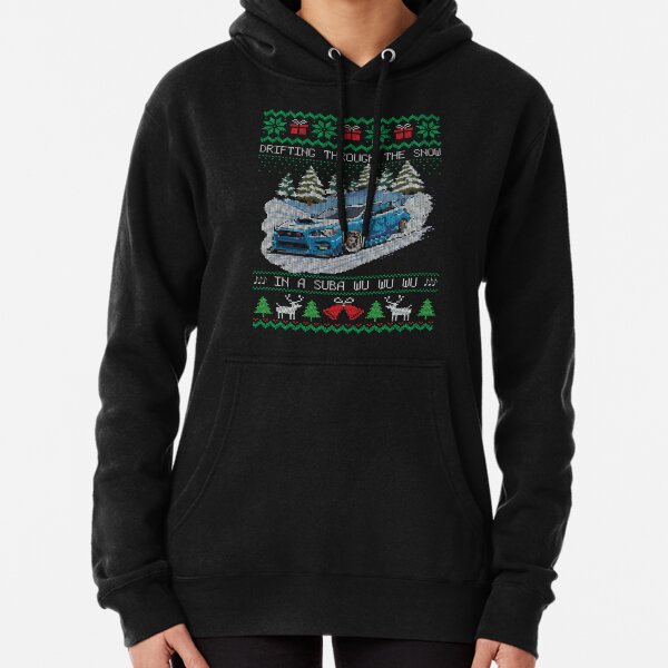 Item preview, Drifting Through The Snow | Rally Car | "Ugly Christmas Sweater" Design  designed and sold by AttireTuner.