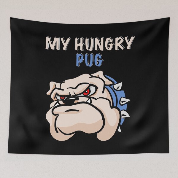 Item preview, My Hungry Pug designed and sold by Moodific.