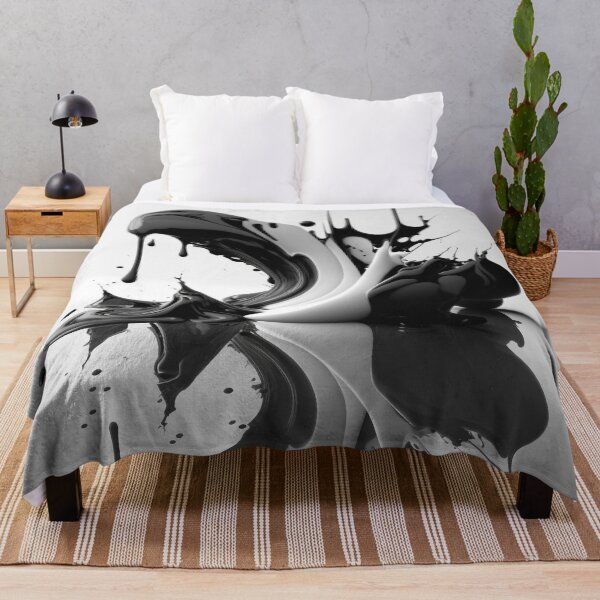 Item preview, Life in Black and White Mirrored Paint designed and sold by AICreateWorlds.