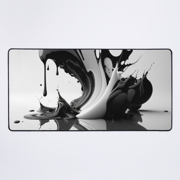 Item preview, Life in Black and White Mirrored Paint designed and sold by AICreateWorlds.