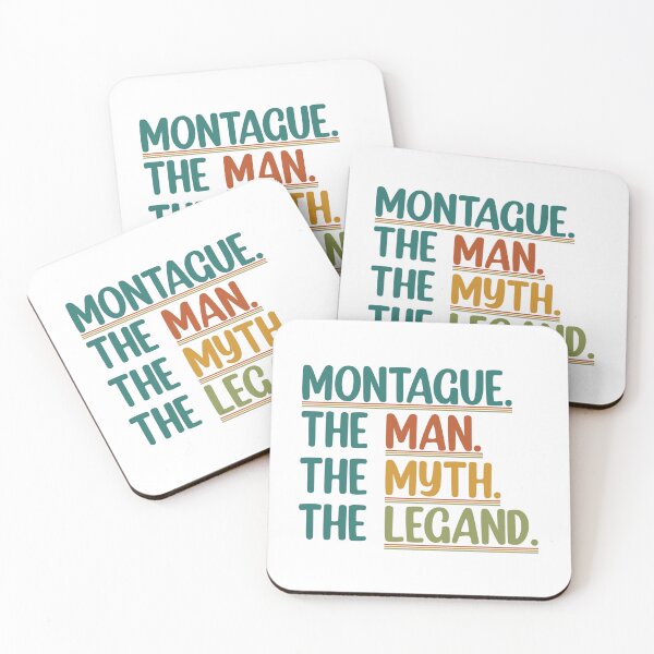Item preview, Montague The Man The Myth The Legend  designed and sold by Rami Khalifah.