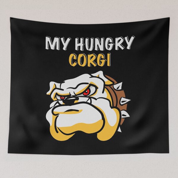 Item preview, My Hungry Corgi designed and sold by Moodific.