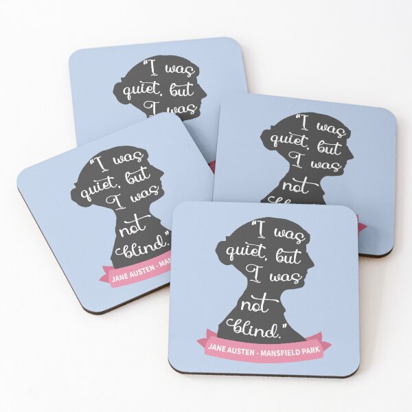 Item preview, Mansfield Park Quote I - Jane Austen Silhouette designed and sold by Lemon Pepper.
