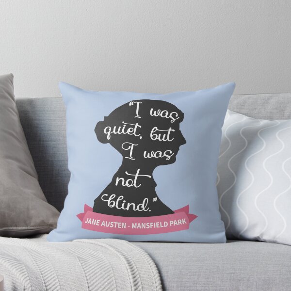 Item preview, Mansfield Park Quote I - Jane Austen Silhouette designed and sold by Lemon Pepper.