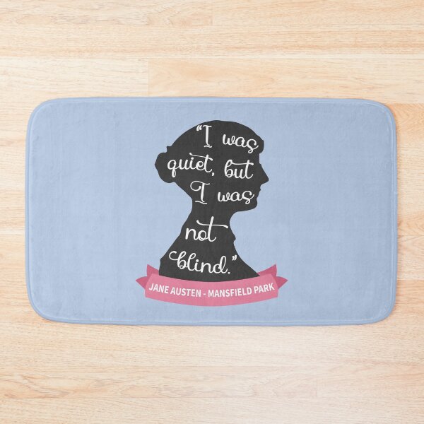 Item preview, Mansfield Park Quote I - Jane Austen Silhouette designed and sold by Lemon Pepper.