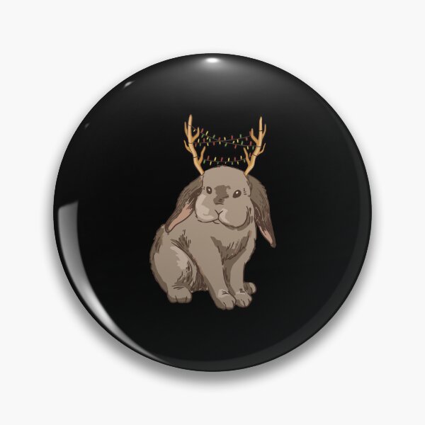 Item preview, Jackalope Christmas Bunny Design designed and sold by ZzCorezZ.