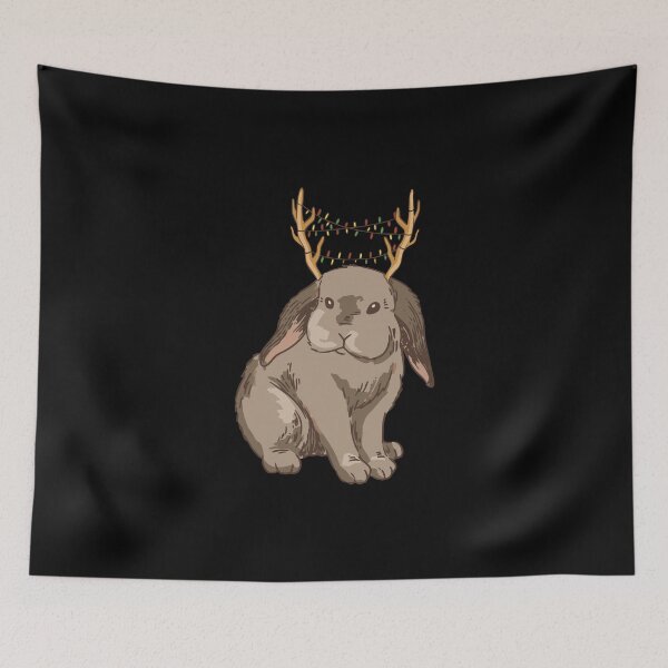 Item preview, Jackalope Christmas Bunny Design designed and sold by ZzCorezZ.