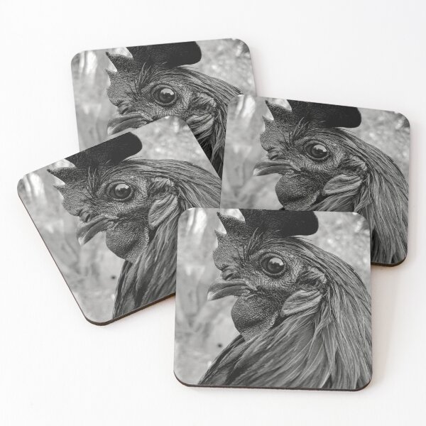 Item preview, All black rooster designed and sold by Daniel Tuttle.