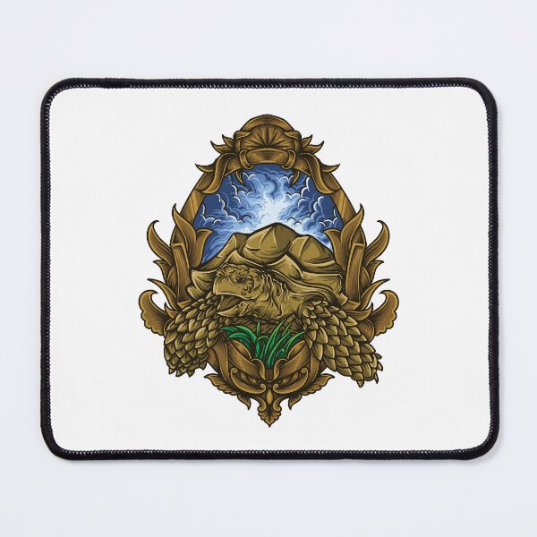 Item preview, sulcata tortoise engraving ornament designed and sold by TADYSHOP.