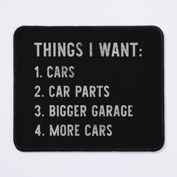 Item preview, Things I Want Car designed and sold by Picasmus Tees.