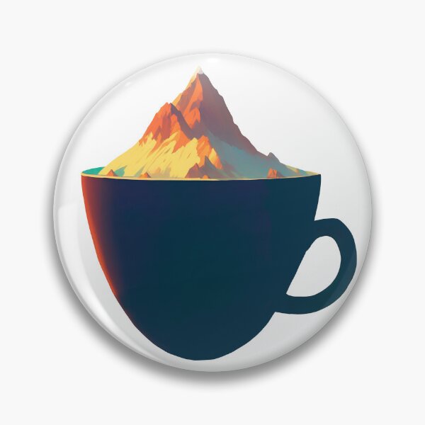 Item preview, Mountain inside a cup of coffee designed and sold by CMeista.