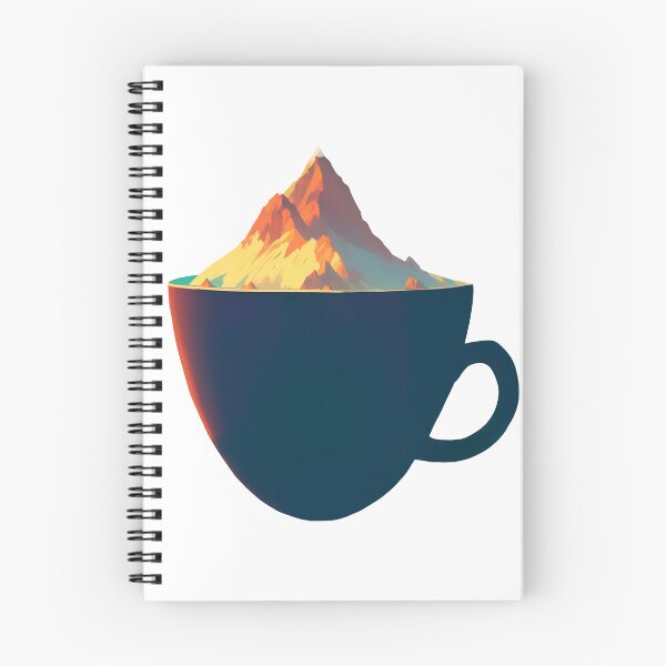 Item preview, Mountain inside a cup of coffee designed and sold by CMeista.