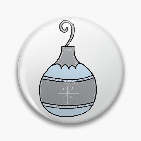 Item preview, Whimsical Holiday Ball Ornament Illustration  designed and sold by AngelDawnDesign.