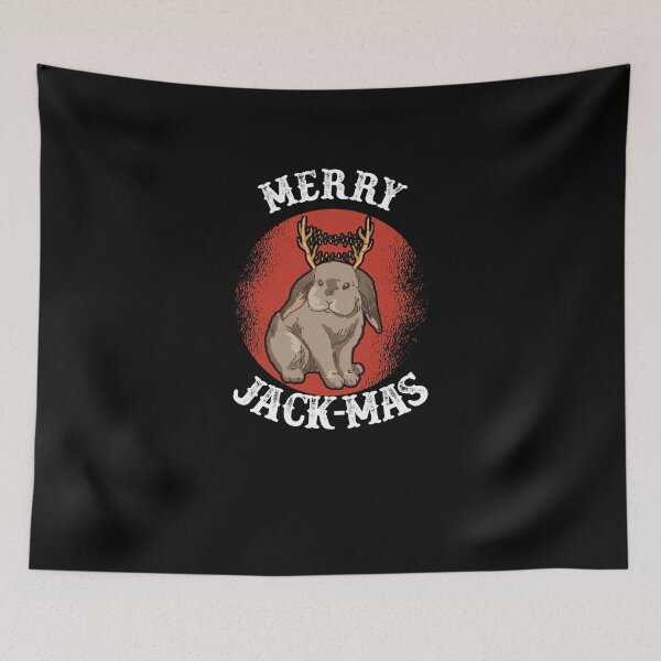 Item preview, Jackalope Christmas Bunny Design designed and sold by ZzCorezZ.