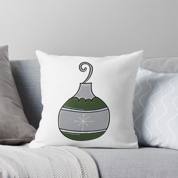 Item preview, Whimsical Holiday Ball Ornament Illustration  designed and sold by AngelDawnDesign.