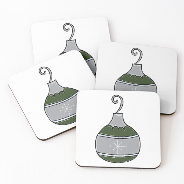 Item preview, Whimsical Holiday Ball Ornament Illustration  designed and sold by AngelDawnDesign.