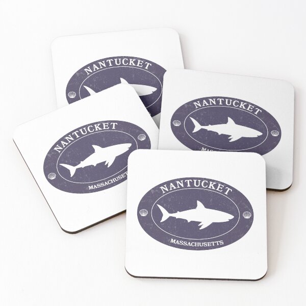 Item preview, Nantucket Shark oval  designed and sold by surf110.