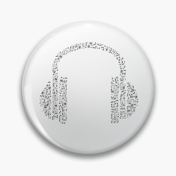 Item preview, Music headphones with notes designed and sold by Quality-goods.