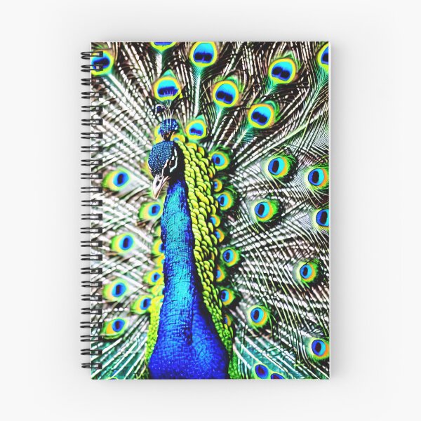 Item preview, close-up of peacock with feathers open designed and sold by David-Howells.