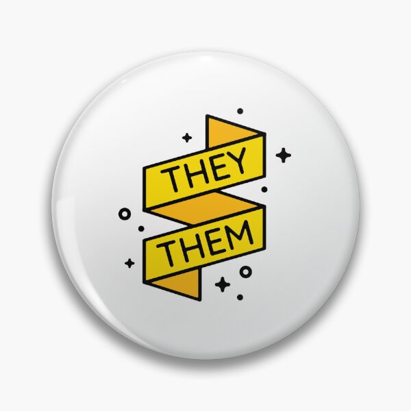 Item preview, Copy of  they/them pronouns 3 designed and sold by maura41.
