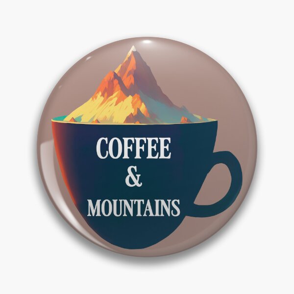 Item preview, Coffee & Mountains - Mountain inside a cup of coffee designed and sold by CMeista.