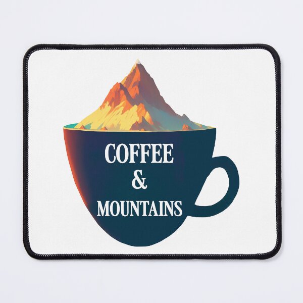 Item preview, Coffee & Mountains - Mountain inside a cup of coffee designed and sold by CMeista.