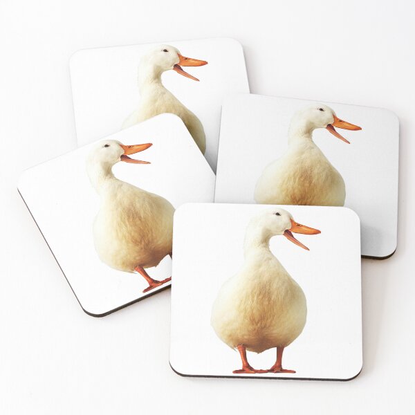 Item preview, White Duck on a Transparent Background  designed and sold by PIXEL POP DESIGNS - Beyond the Norm!.