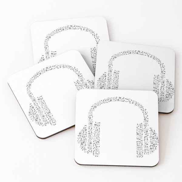 Item preview, Music headphones with notes designed and sold by Quality-goods.