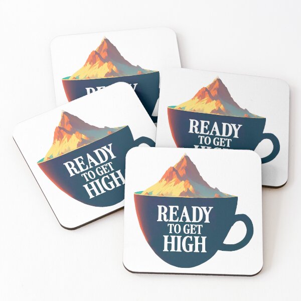 Item preview, Ready to get high - Mountain inside a cup of coffee designed and sold by CMeista.
