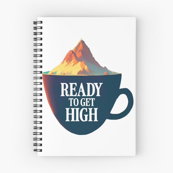 Item preview, Ready to get high - Mountain inside a cup of coffee designed and sold by CMeista.
