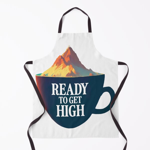 Item preview, Ready to get high - Mountain inside a cup of coffee designed and sold by CMeista.