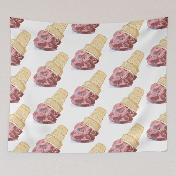 Item preview, Melted ice-cream (strawberry & candy disc) designed and sold by m-yoga-store.