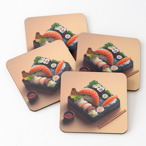 Item preview, Sushi Bento 3D Design designed and sold by wongwaikie.