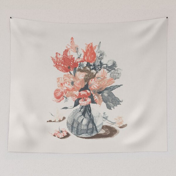 Artikelvorschau, Fünf Blumendrucke in Glasvasen. Rijksmuseum, Niederlande entworfen und verkauft von linggalibrary.
