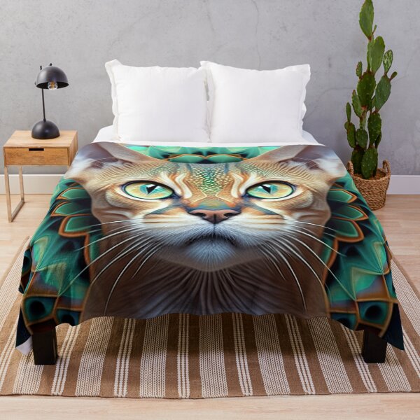 Item preview, A Fractal Portrait of an Abyssinian Cat designed and sold by Daniel Leighton.
