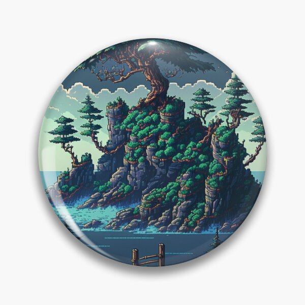 Item preview, PIxel Art Island Of Wonder designed and sold by Ajolan.