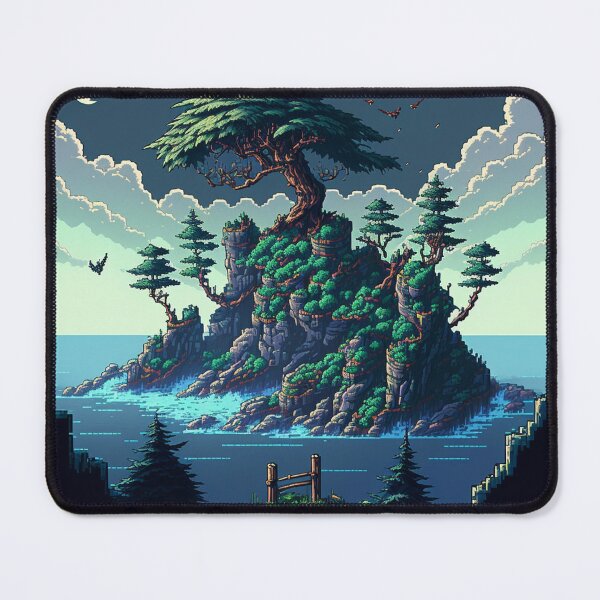 Item preview, PIxel Art Island Of Wonder designed and sold by Ajolan.