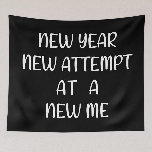 Item preview, Funny New Year New Me Satire designed and sold by 622Strands.