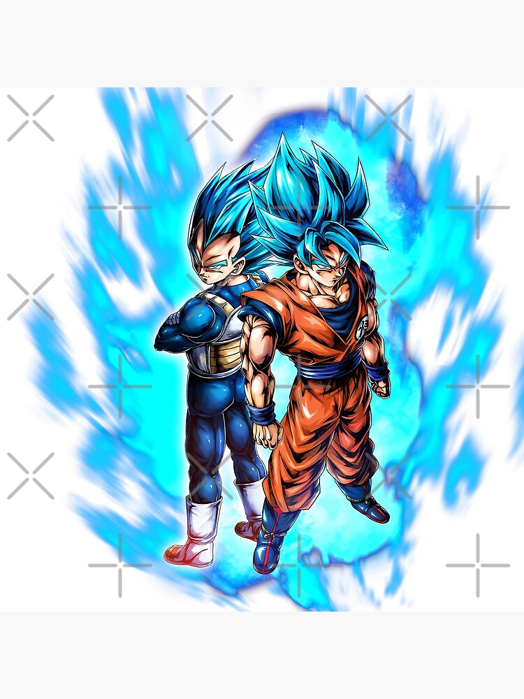 Ssj blue Kaioken Goku  Dragonball Artwork , an art print by