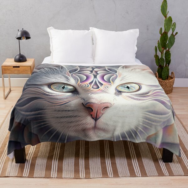 Item preview, A Fractal Portrait of an American Shorthair Cat designed and sold by Daniel Leighton.
