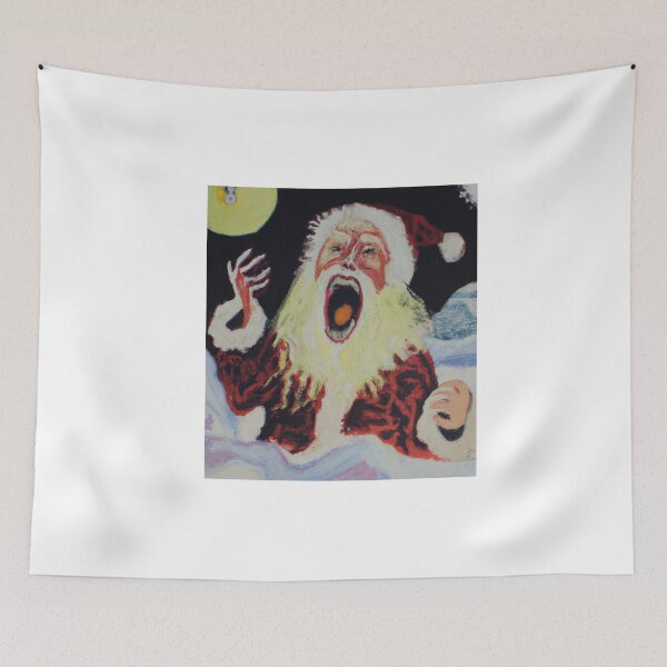 Item preview, Edvard Munch Scream Santa Claus designed and sold by CryptoEnths.
