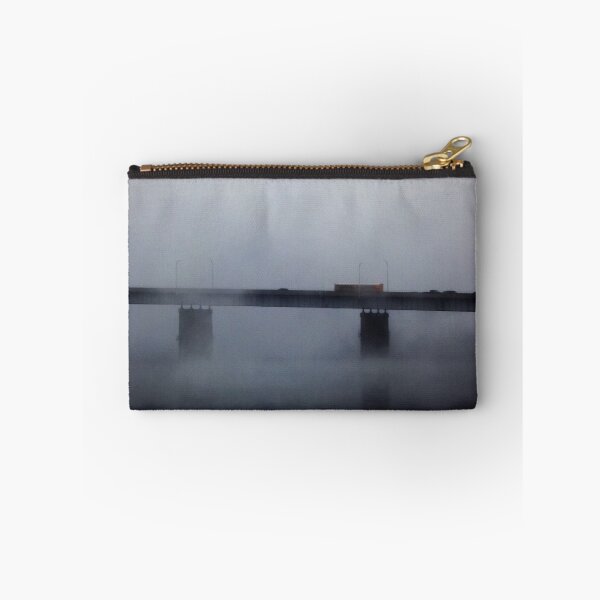 Item preview, School Bus On Bridge In Fog designed and sold by srock442.